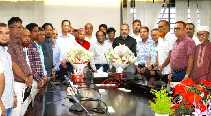 হাবিপ্রবির নবনিযুক্ত ট্রেজারারকে বরণ ও সাবেক ট্রেজারারের বিদায়ী সংবর্ধনা